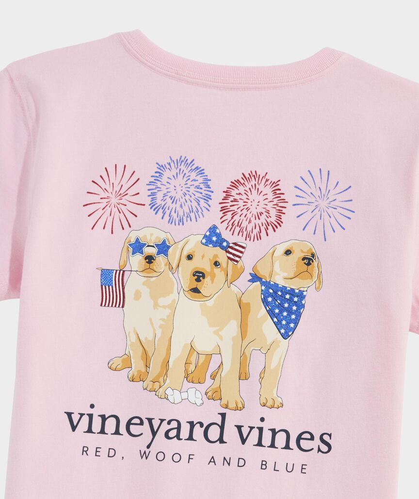 Girls' Glitter Puppy Short-Sleeve Tee
