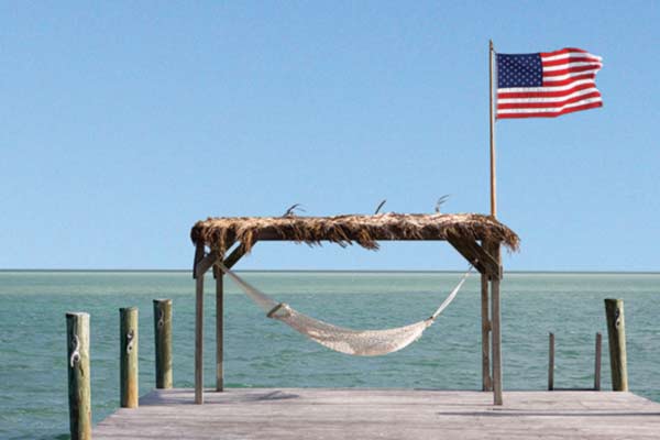 Relaxing hammock